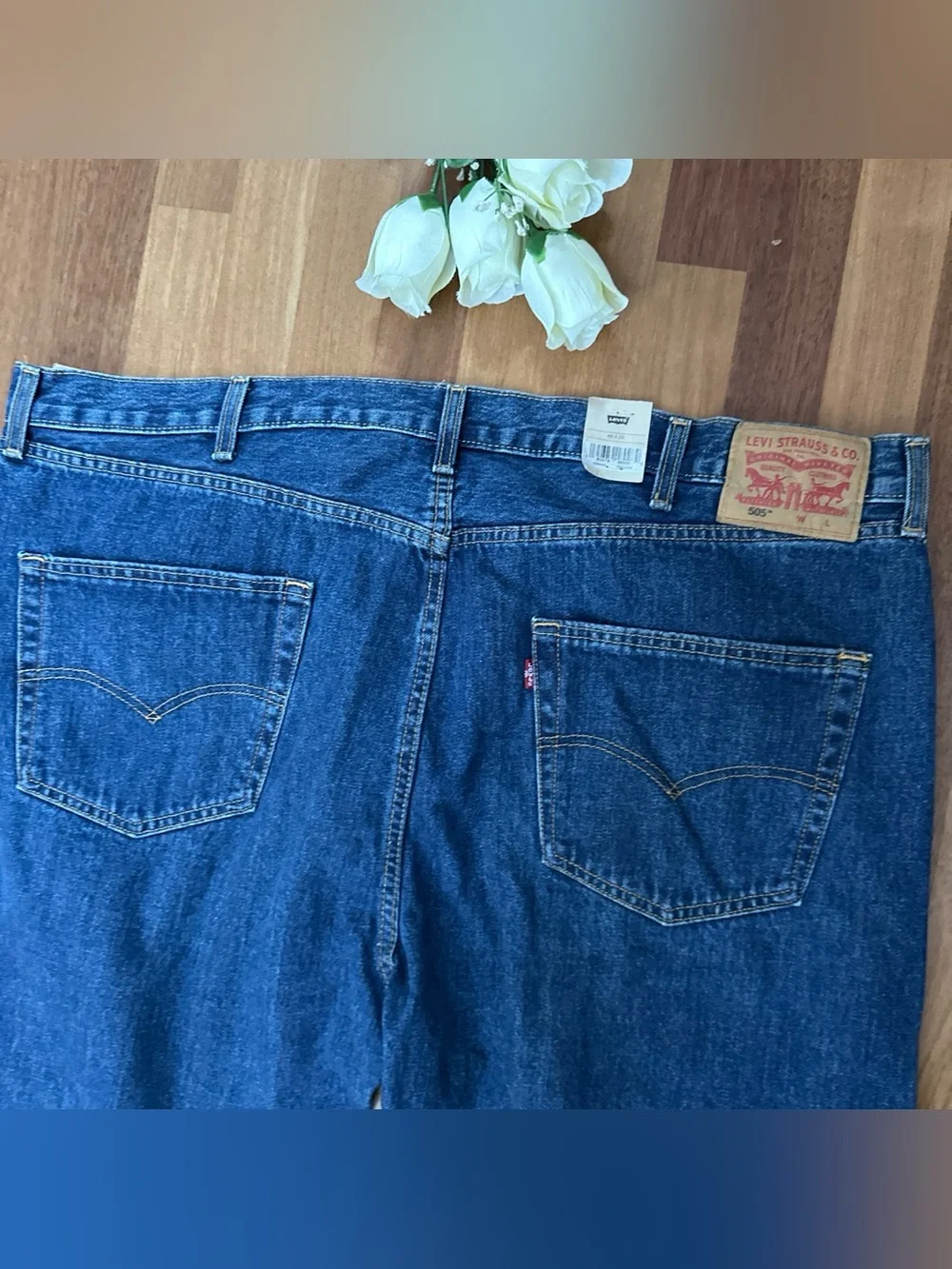 Levi's Men's Relaxed Fit Dark Blue Denim Jeans